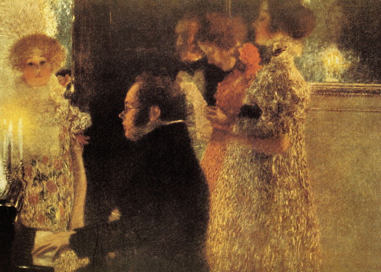 Franz Schubert ved pianoet